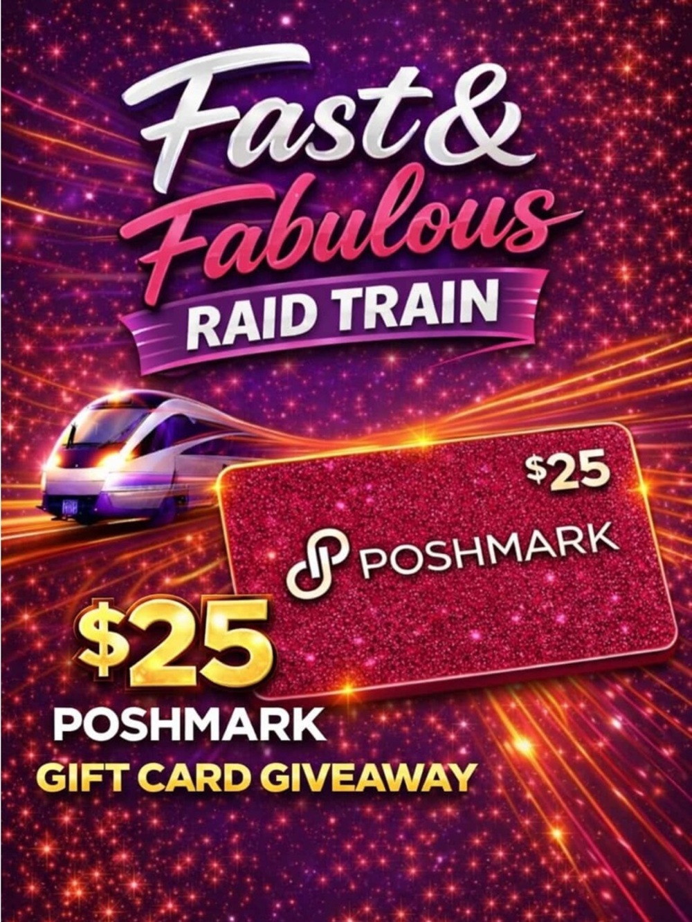 $25 Poshmark Gift Card + FREE SHIPPING